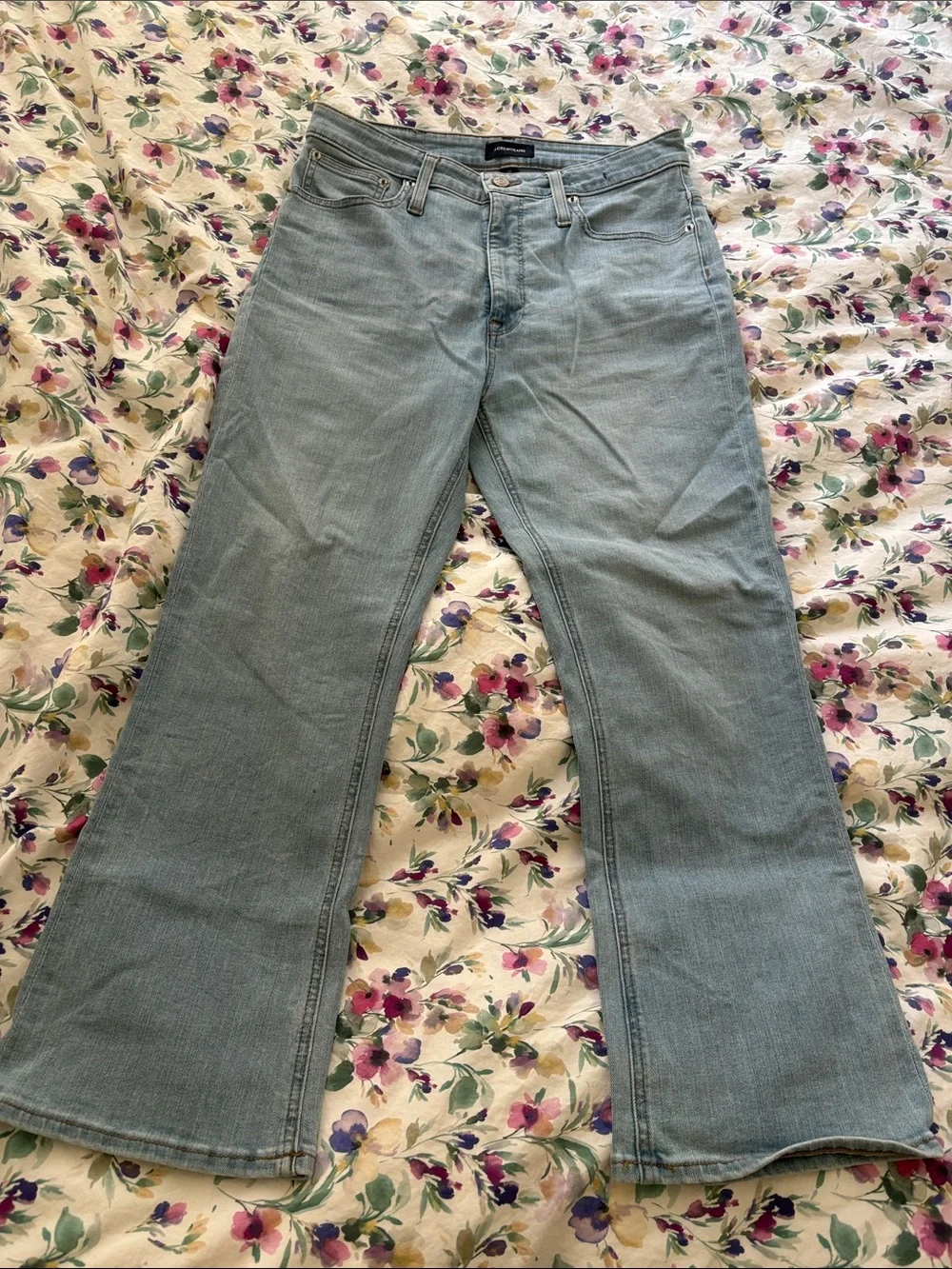 J. Crew Jeans Light Blue Flared Cotton Jeans Sustainable Jeans Size 30